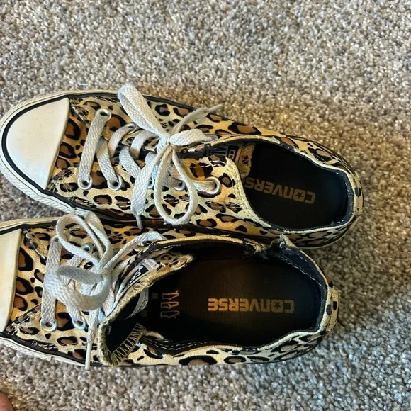 Cheetah print textured converse - Picture 7 of 11